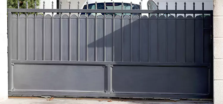 Metal Driveway Gate Installation McHenry